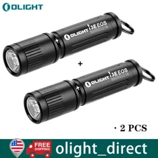 OLIGHT i3E EOS 90 Lumen LED Tiny Flashlight Keychain EDC Torch Light AAA Battery