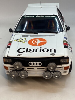 Miniature Audi Quattro A2 #9 Rallye 1000 Lacs 1983 - Sunstar 1/18 - état Neuf