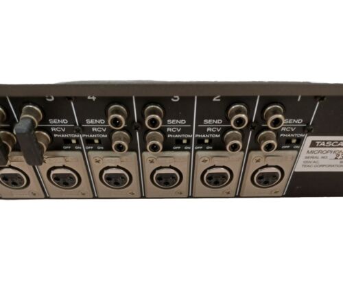 Tascam MX-80 Rack, 8 Channel Mic & Line Preamp Mixer, MX80, Vintage, As Is - Picture 12 of 16