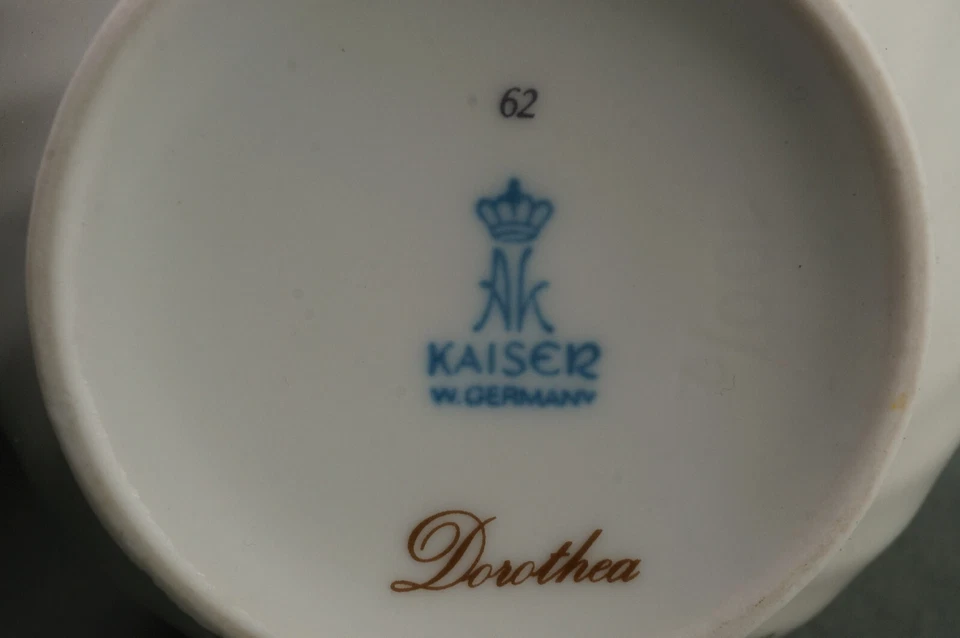 AK KAISER DOROTHEA schönes altes Mokkaservice 6P 15tlg - Bild 4 von 4