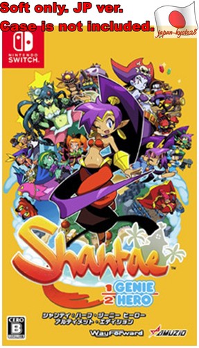 Nintendo Switch JP ver USED SOFT ONLY Shanti: Half Ginie Hero Ultimate Edition j - Picture 3 of 5