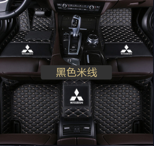 Car Floor Mats For Mitsubishi All Models Luxury Custom Waterproof PU Leather Pad - Picture 12 of 31