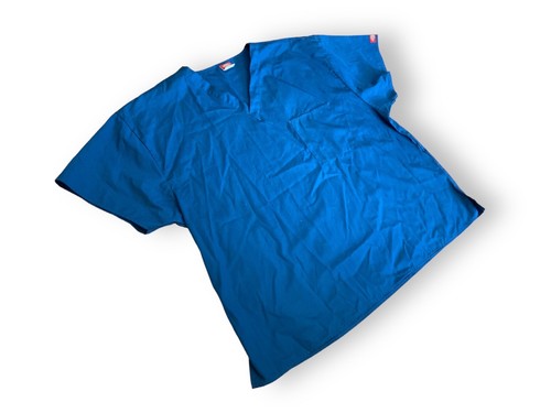 Dickies Teal V-Neck Pocket Medical Uniform Scrubs Shirt (3XL) ***NEW*** - Picture 3 of 4