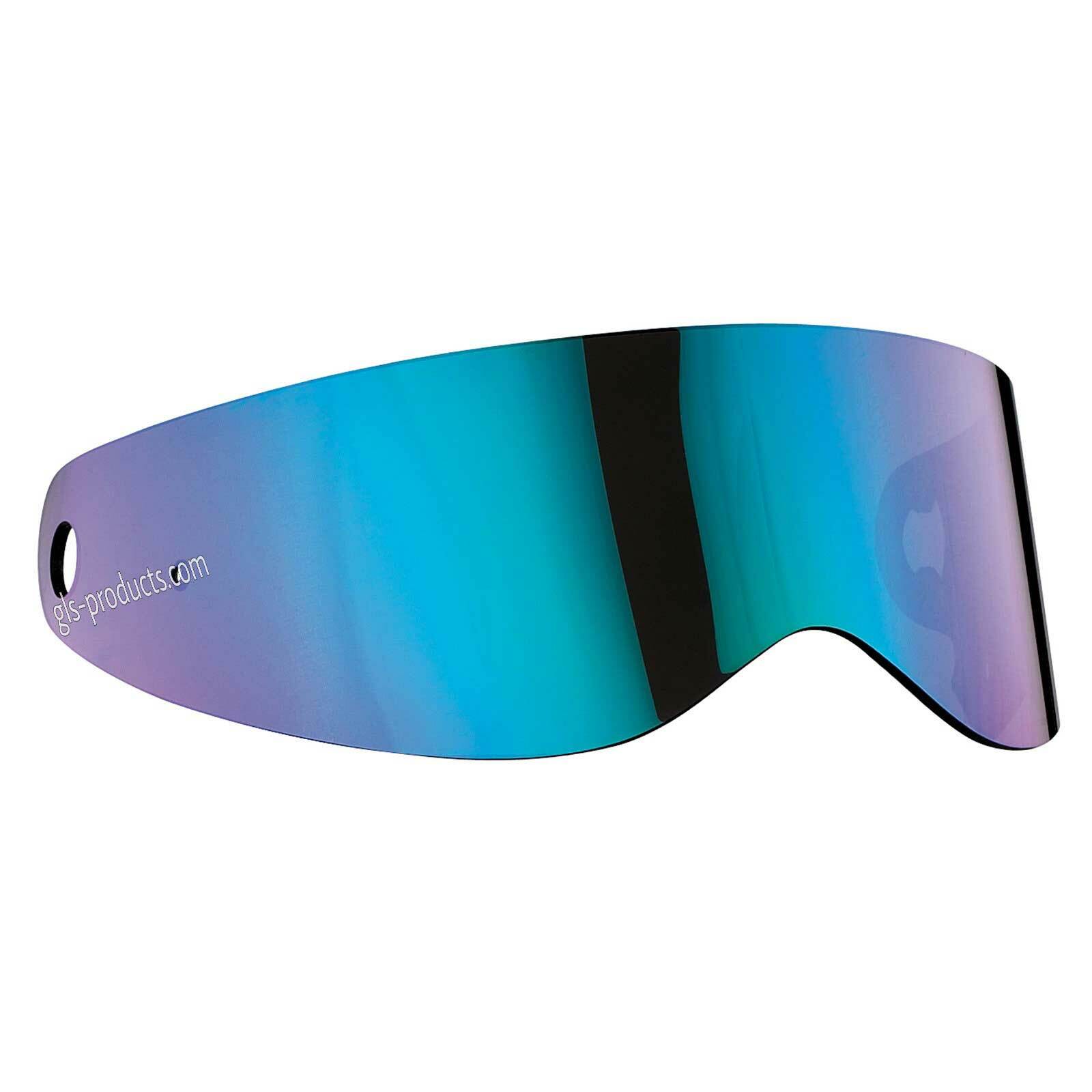 Visiera caschi Bandit XXR Super Street chiara tinta nera iridio argento oro