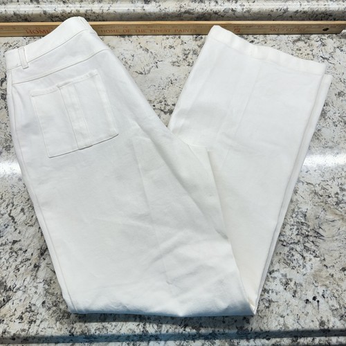 Pantalones St. John Sport By Marie Gris Marfil Blanco Talla 12 LEER POR FAVOR - Imagen 15 de 20