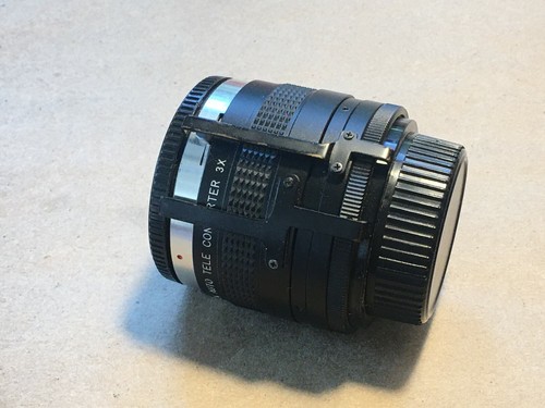FOTOCAMERA REFLEX VINTAGE 35mm LENTE WORLDBLICK AUTO TELE CONVERTER 3X MONTAGGIO MINOLTA - Foto 9 di 12