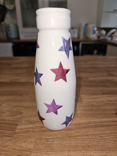 Emma Bridgewater small Purple Stars pancreatic cancer milk bottle - Picture 2 of 3