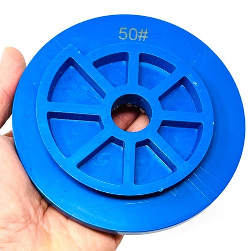 OHIY 5in Snail Lock Polishing Pad 50 Grit Diamond Resin Abrasive Grinding Disc - Picture 14 of 15