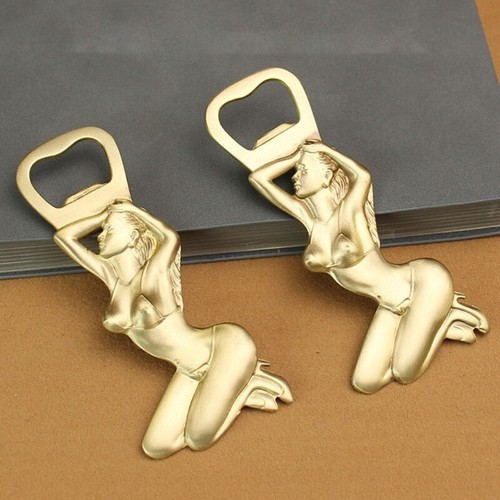 Artistic Brass Female Figure Bottle Opener Utenisls Perfect for Wine Enthusiasts - Afbeelding 1 van 8