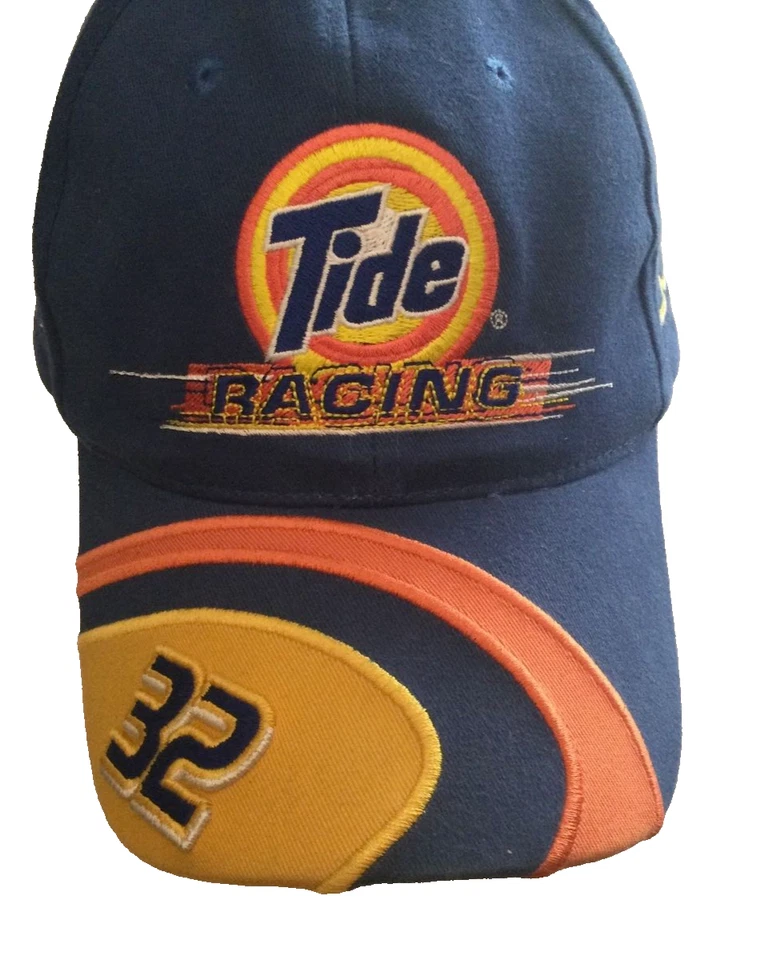 Кепка NASCAR Roll Tide Racing синяя DOWNY NO32 RICKY CRAVEN с ремешком сзади - Изображение 3 из 4