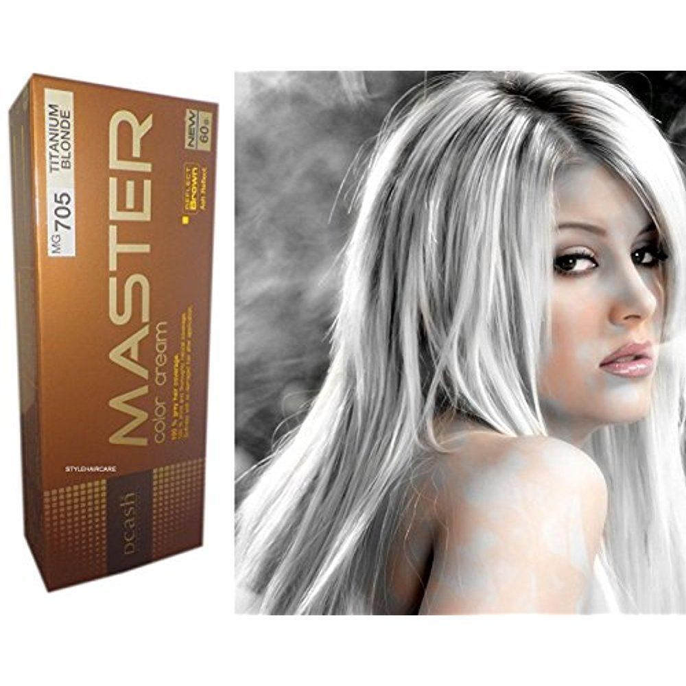 Mg705 Hair Colour Permanent Cream Dye Punk Emo Goth Cosplay Silver