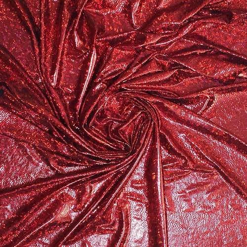 Iridescence Dragon Scale Hologram Stretch Fabric Festive Dance Stage Costume 58" - Picture 45 of 105