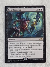 MTG Soul Transfer #122 Kamigawa: Neon Dynasty Magic Gathering Card Rare NM