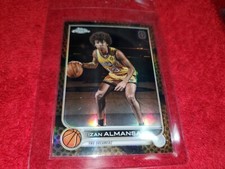 2022-23 TOPPS CHROME OVERTIME CARD OF IZAN ALMANSA  ORANGE 19/25