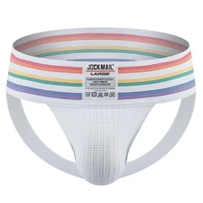 JOCKMAIL Mens Jock Strap Athletic Supporter Sport Underwear Jockstrap Briefs