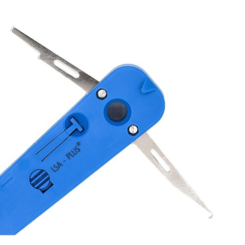 1 pièce câble filaire de téléphone télécom RJ11 RJ45 couronne bleue Lsa-plus neuf - Photo 4/4