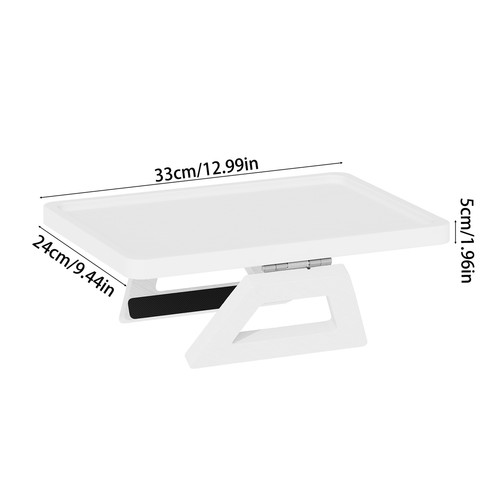 Wooden Folding Sofa Arm Tray – Bamboo Side Table for Drinks, Snacks & Books - Picture 19 of 19