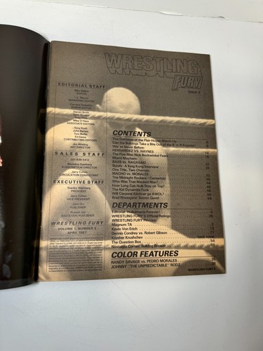 Wrestling Fury Magazine April 1987 Bundy Flair Hogan - Picture 11 of 13