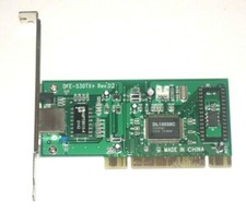 D-Link DFE-530TX Rev. D2 10/100MBPS Internal PCI Fast Ethernet Card