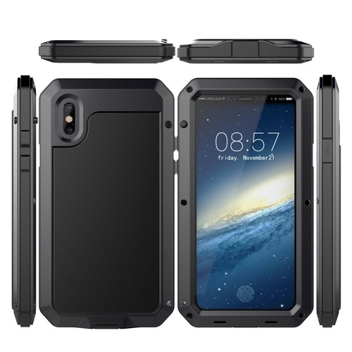 For iPhone 7 8 11 12 13 14 15 16 Full Body Impact Metal Case w/ Screen Protector - 第 23/28 張圖片