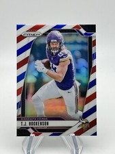 TJ HOCKENSON #188 2024 PANINI PRIZM VIKINGS RED WHITE BLUE