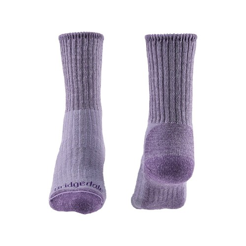 Bridgedale Women's Merinofusion Hike Midweight Boot Trekker Socks - Purple - Picture 2 of 2
