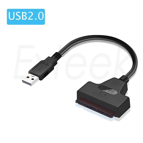 USB A/C 3.0 Type C to Sata III 22 Pin Adapter Cable 2.5 Inch SSD HDD Hard Drive - Picture 3 of 23