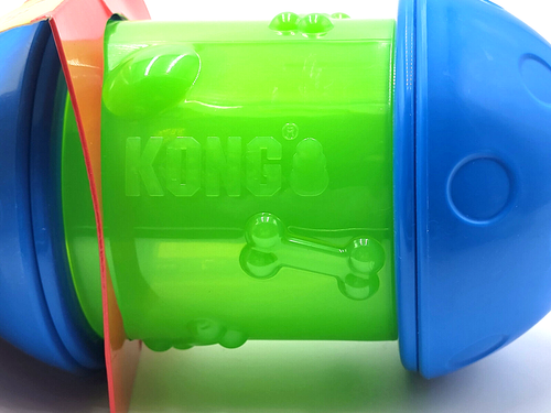 Kong Spin It GROß Leckerli Dosierung Slow Feeder Hund Puzzle Spielzeug 8x4 Zoll - Bild 8 von 12