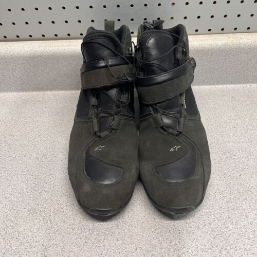 Men’s Alpinestars Afrika XCR Black Leather Motorcycle Boots Goretex Size 11.5 - Bild 2 von 8