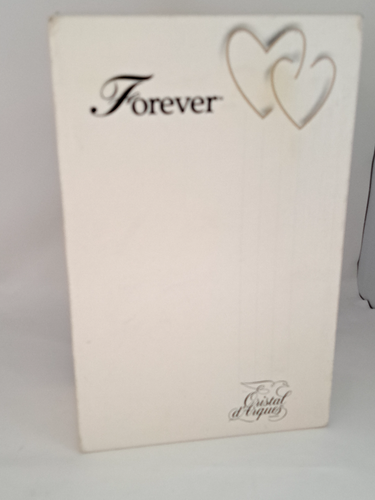 Forever Cristal D' Arques- Heart Flute- 2 Glasses - Picture 2 of 7