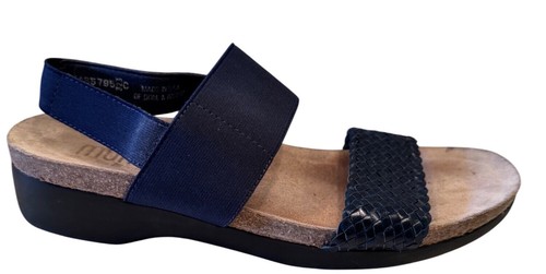 Munro Pisces Woven Navy Size 6.5 SandalArch Support Comfort Shoes $160 NWOB - Picture 8 of 8