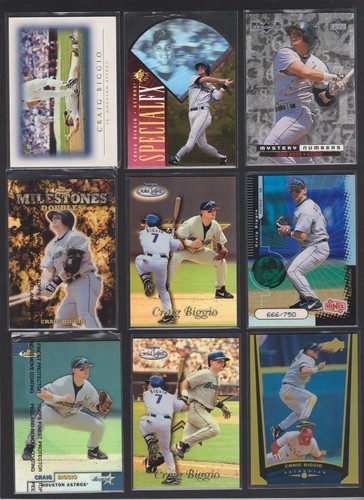 1996 UPPER DECK SP SPECIAL FX RED DIE-CUTS #12 CRAIG BIGGIO TOUGH SP 1:75 EXMT
