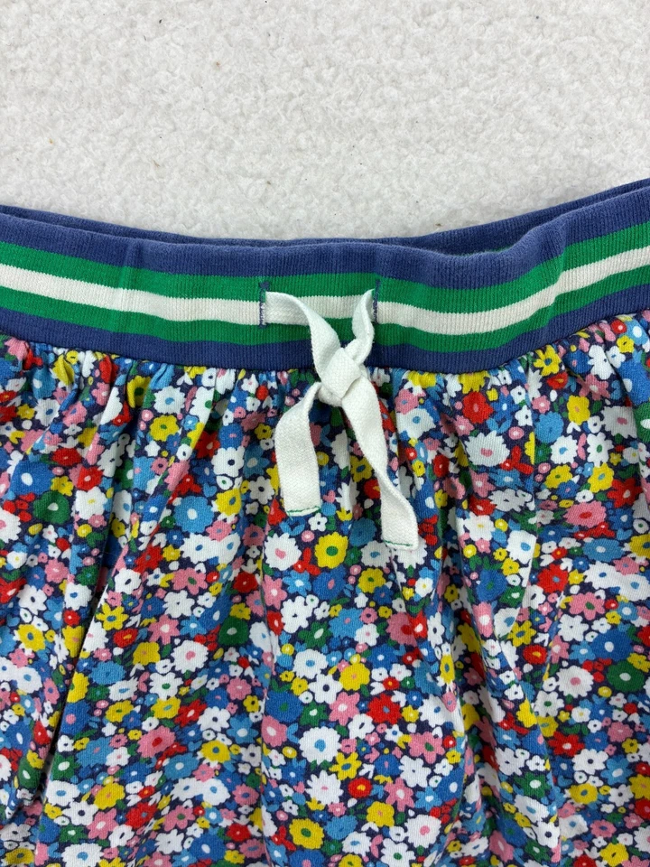 Saia Boden Meninas Tamanho 8-9Y 134cm Azul Estampa Floral Babado Cintura com nervuras - Imagem 2 de 4