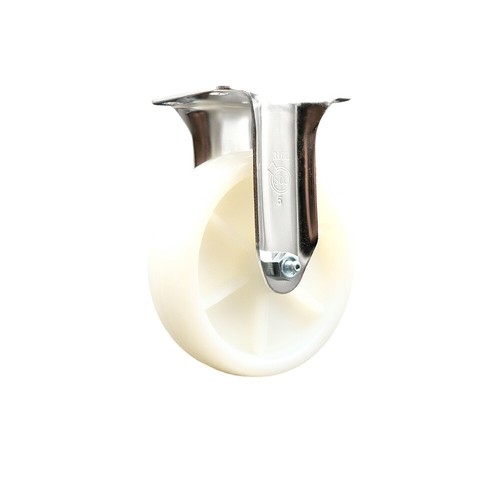 Ruota in nylon 316SS da 5 pollici piastra superiore rigida marca ruota di servizio - Foto 1 di 5