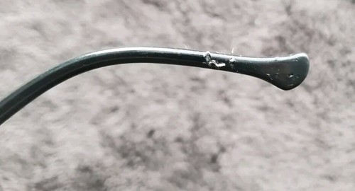 Vintage Bausch and Lomb B&L Aviator Gray Frame Sunglasses France 145 *READ* - Picture 7 of 7
