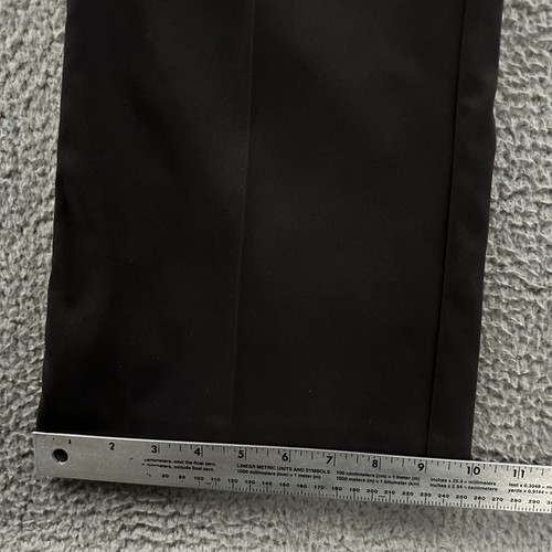 H&M Womens Pants Black Gray Size 12 Mid Rise Dress Pant Flared Polyester Blend - Picture 10 of 15