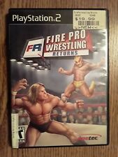 Fire Pro Wrestling Returns (Sony PlayStation 2, 2007) - w/ booklet - good cond.