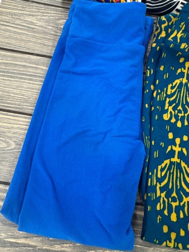 Lularoe Leggings Lot Of 10 Size S/M Assorted Prints & Colors Stretch Fabric - Picture 3 of 11