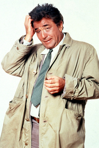 Peter Falk in raincoat Columbo 11x17 Mini Poster | eBay