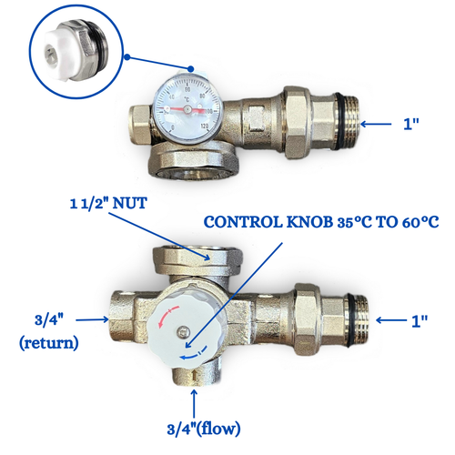 UNDERFLOOR HEATING MANIFOLDS -2-10 PORTS + EUROCONE + UPM3 PUMP PACK - Picture 118 of 248