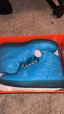 Size 10.5 - Jordan 1 Retro High OG G8RD Gatorade Pack, Cool Blue 2017