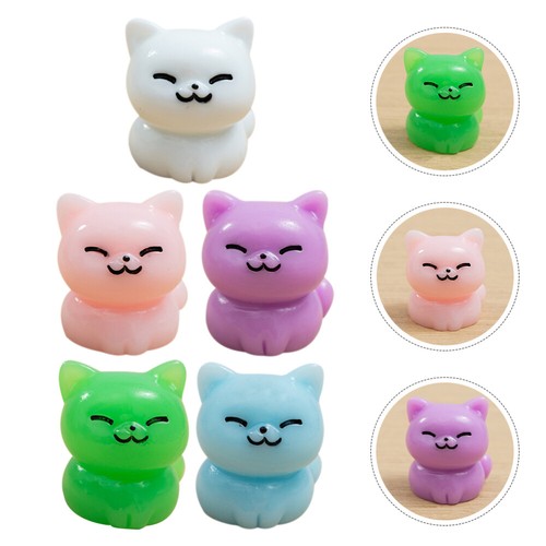 20 pcs Cute Miniature Desktop Animal Figurines Cartoon Animal Statues DIY - Picture 2 of 12