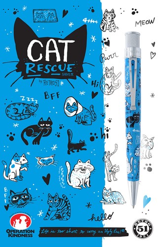 Retro 51 Tornado Rescue Ballpoint Pen in Cat Series 4  NEW in Tube  VBP-2132 - Picture 2 of 4
