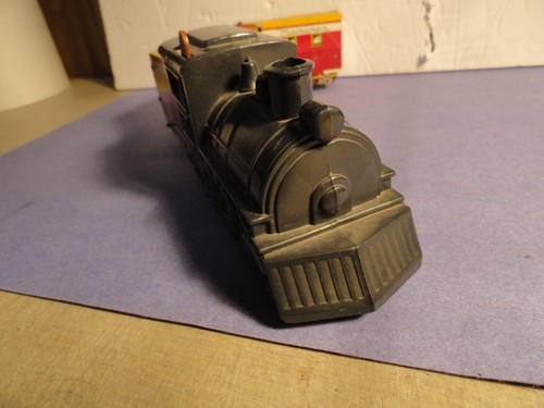 Vintage. MARX MAINLINER # 99 DAMPFLOK & 3 BLECHWAGEN BATTERIE GETESTET LÄUFT. - Bild 2 von 13