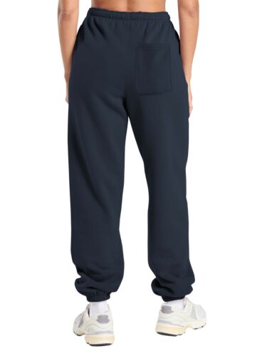 Felpa donna oversize vestibilità ampia pantaloni in pile pesante con tasche - Foto 39 di 57