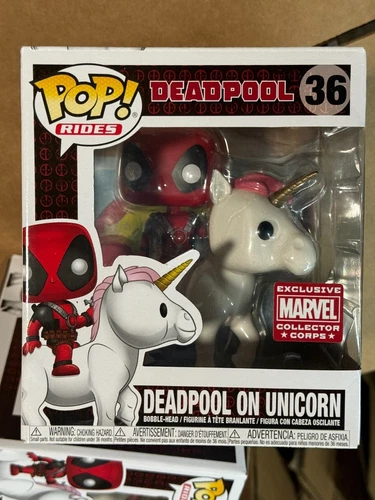 Funko Pop! Rides Deadpool on Unicorn Marvel Collector Corps Amazon Exclusive