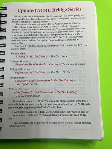 Bidding in the 21st Century by Betty Starzec and Audrey Grant (2007, Spiral) - Picture 3 of 7