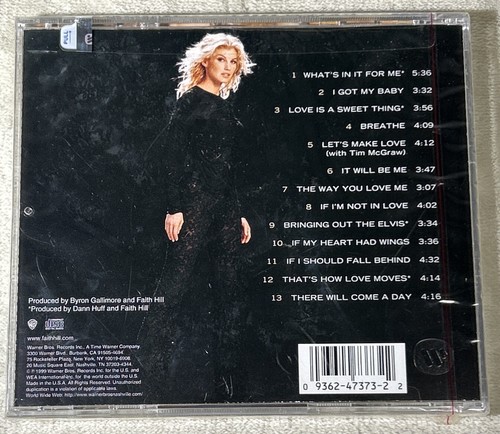 Faith Hill Breathe NEW SEALED CD 1999 Warner Bros Nashville Tennessee - Picture 2 of 6