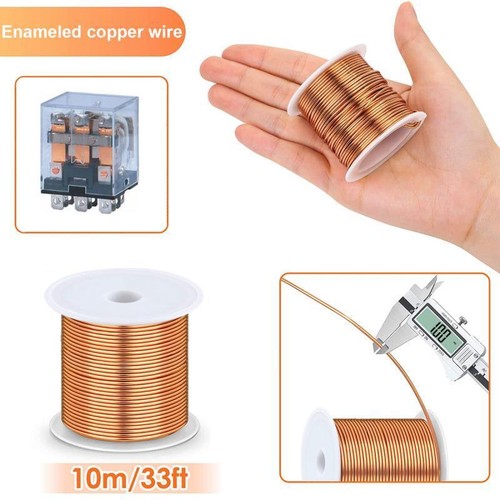 0.04mm -1.3mm Red Magnet Wire Enameled Coppers Wire Round Magnetic Coil Winding - Picture 6 of 8