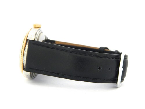 Rolex Datejust Mens 2Tone 18K Gold Stainless Steel Black w/ Champagne Dial 16013 - Picture 5 of 6